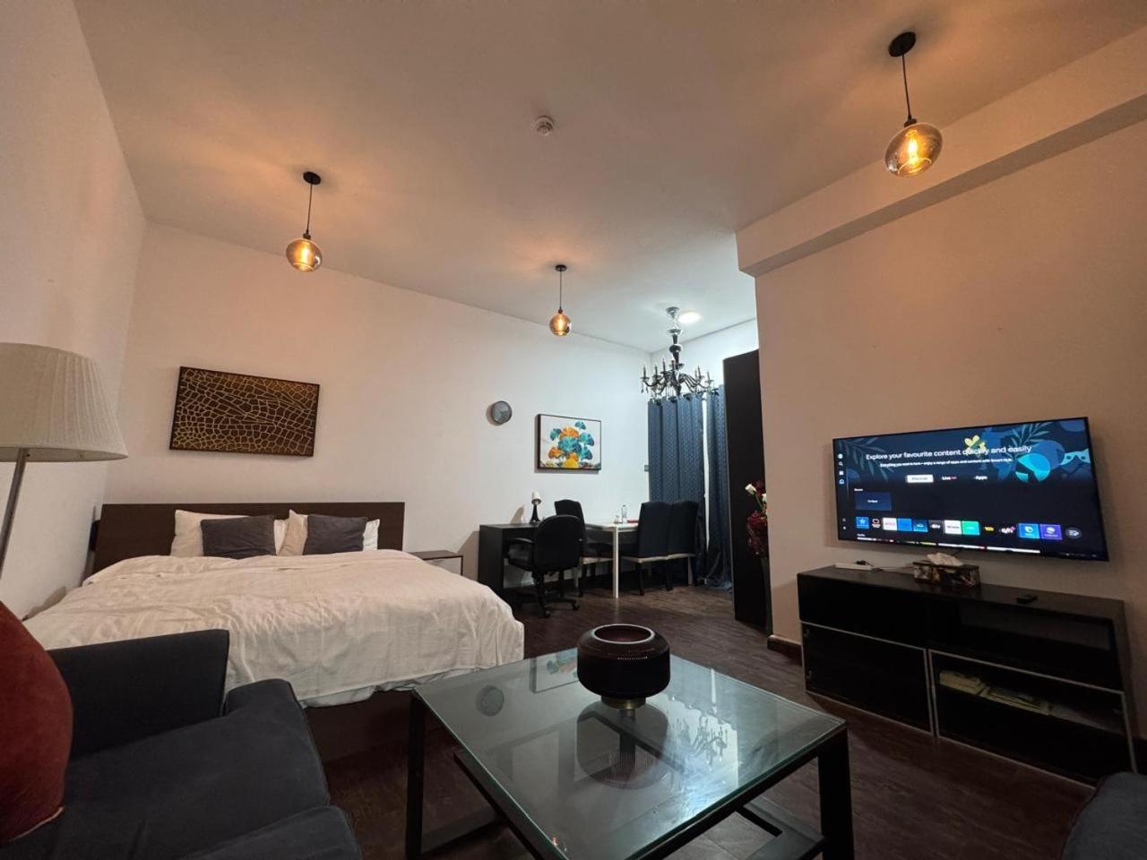 Sea View 1Br Apartment - Marina Pinnacle Dubai Bagian luar foto